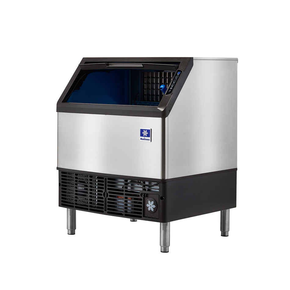 Manitowoc NEO® UDP0310W Commercial Ice Machine with Bin — 300 lb/Day Full Cube, Water Cooled, 119 lb Storage, 115V