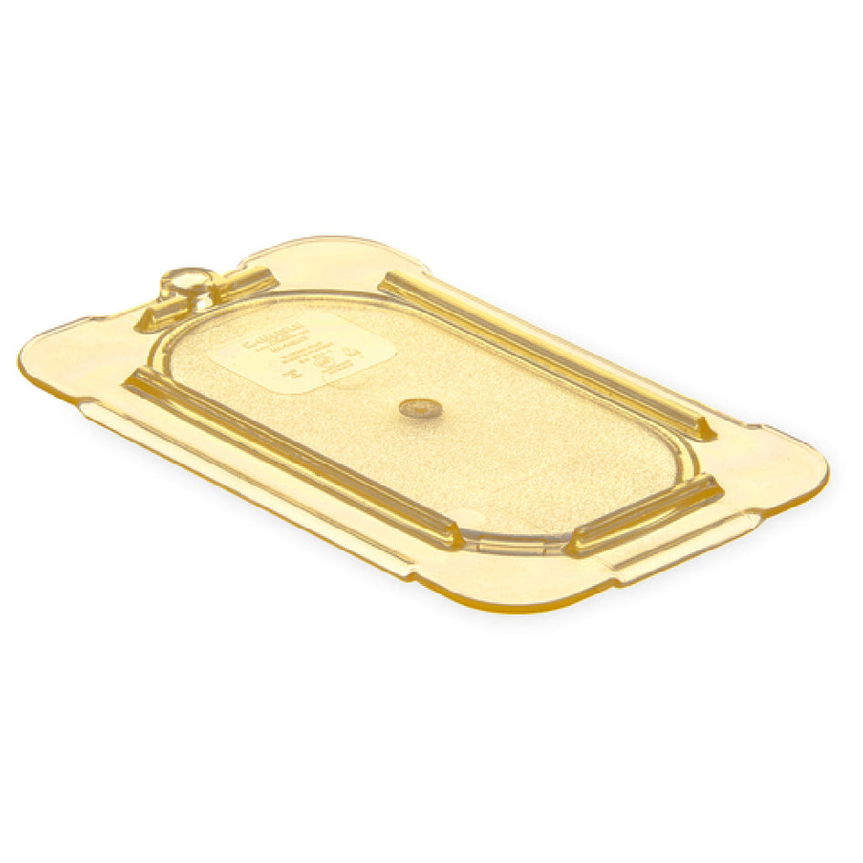 Carlisle 10536U13 6.88 Inch Flat Lid for 1/9 Size Food Pan Amber Polyethersulfone