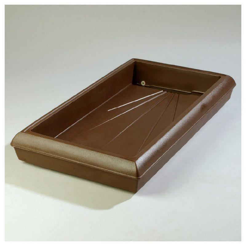 Carlisle 767001 44 Inch Buffet Bar Insulated Polyethylene Brown with Drain Plug