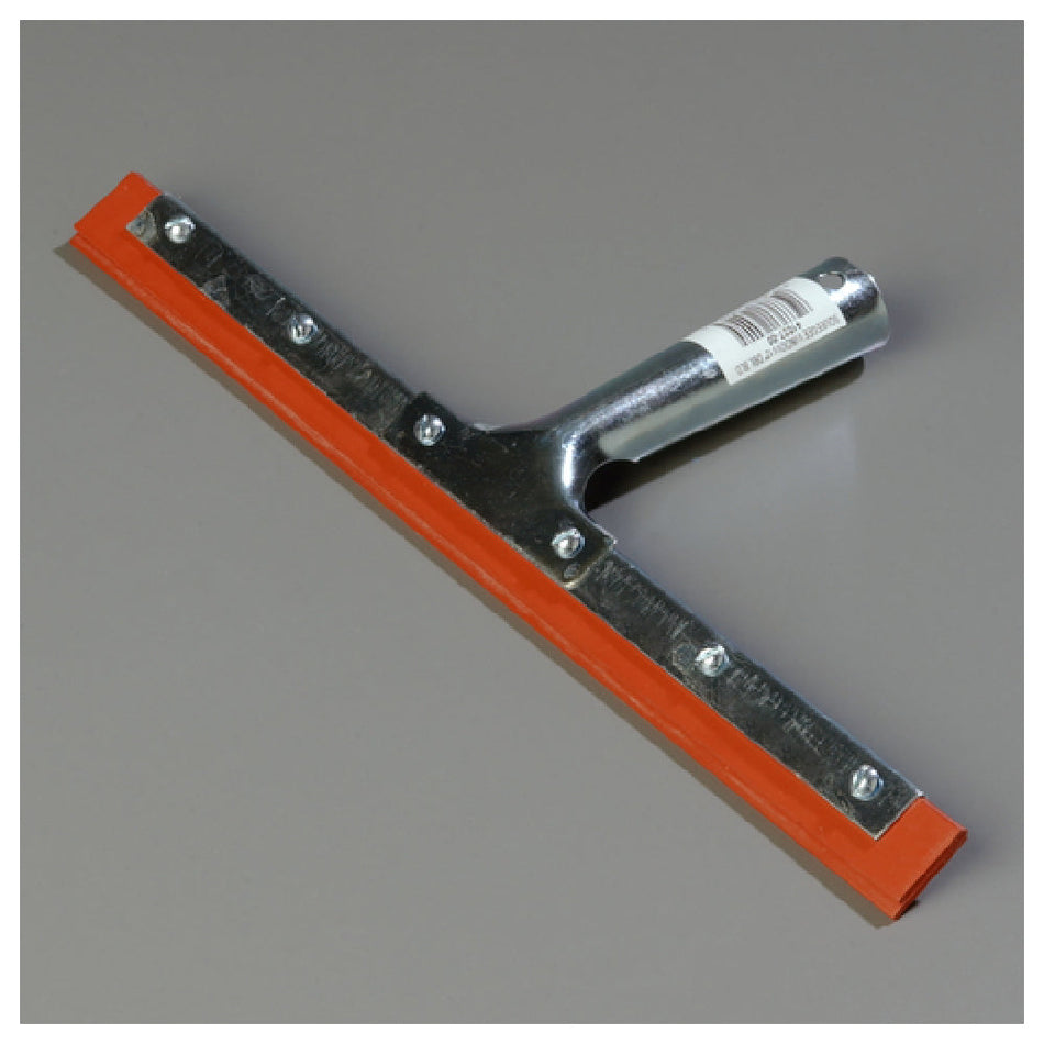 Carlisle 4102700 12 Inch Squeegee Double-blade Rubber Zinc-plated Steel Red