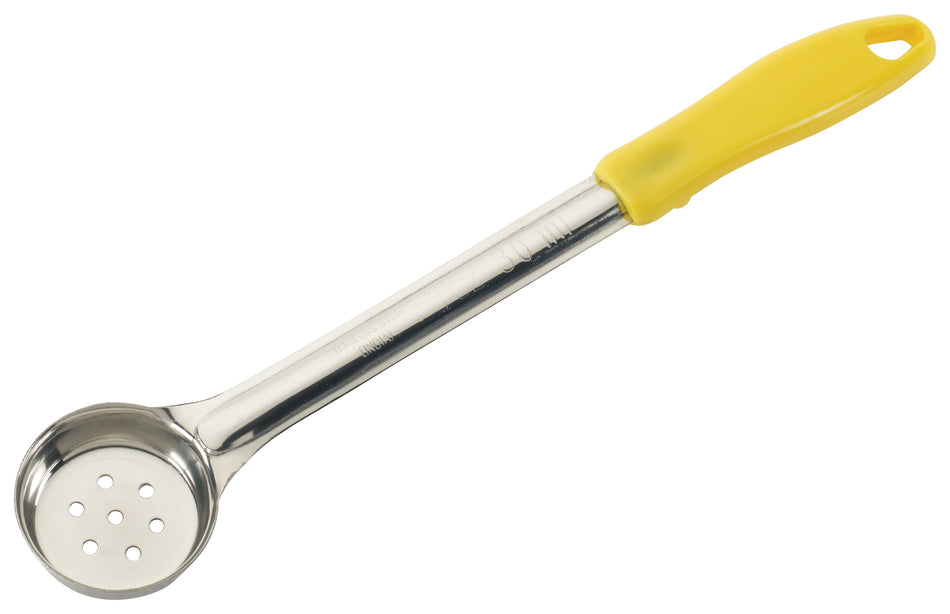 Winco FPP-1 1 Oz Perforated Food Portioner Stainless Steel Yellow Handle