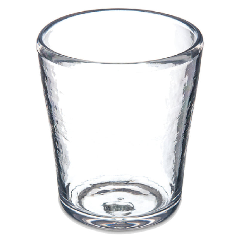 Carlisle MIN544007 14 Oz Dishwasher/Microwave Safe Double Old Fashioned Glass Clear Tritan