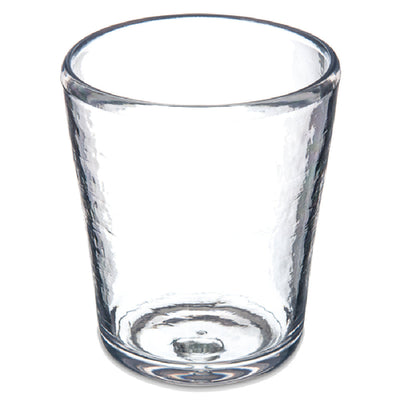 Carlisle MIN544007 14 Oz Dishwasher/Microwave Safe Double Old Fashioned Glass Clear Tritan