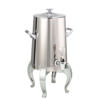 Flame Free™ Thermo-Urn™ 1.5-Gallon Vacuum Insulated Urn with Regal Legs and Classic Lid in Polished Stainless