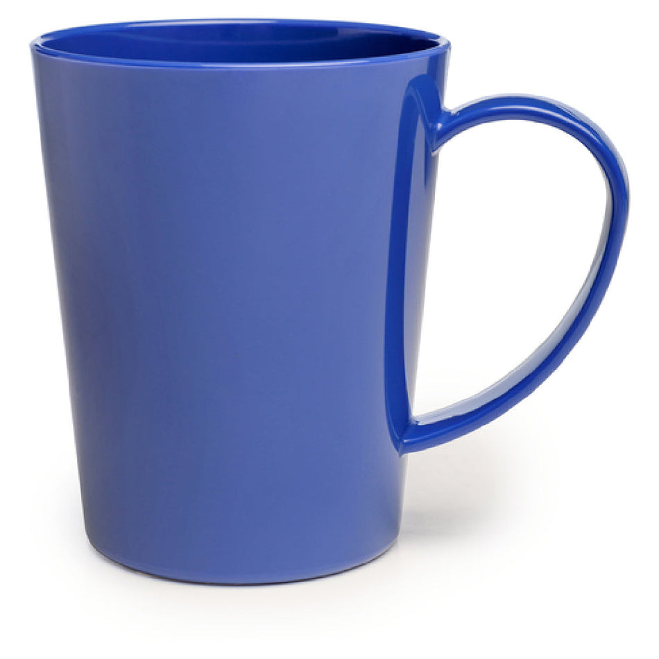 Carlisle 4306814 Mug 12 Oz Easy Grip Handle Tritan Plastic Ocean Blue