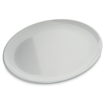 Carlisle 4380302 8 Inch Diameter Coupe Dinner Plate White Melamine Chip Resistant