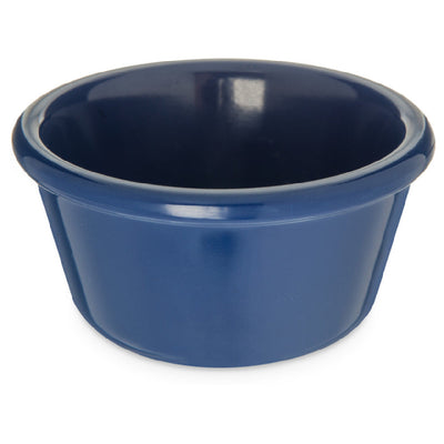 Carlisle S28060 3 Oz Ramekin Stain Resistant Dishwasher Safe Melamine Cobalt Blue