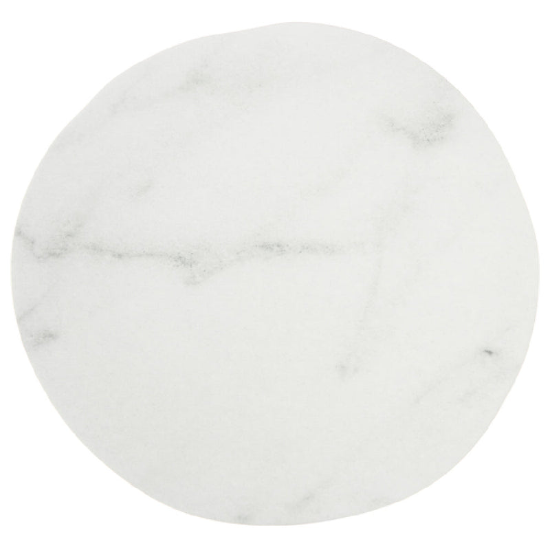 Carlisle 5310537 11 Inch Freeform Stain Resistant Ribbed Plate Melamine White Matte