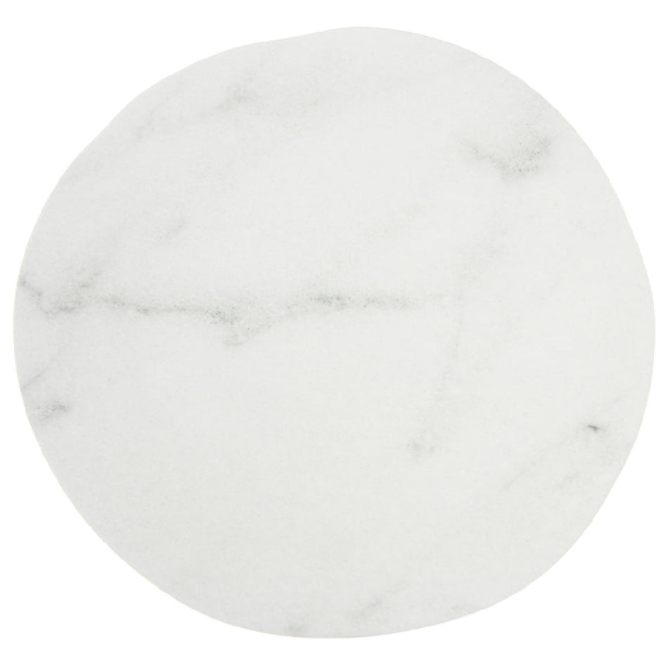 Carlisle 5310537 11 Inch Freeform Stain Resistant Ribbed Plate Melamine White Matte