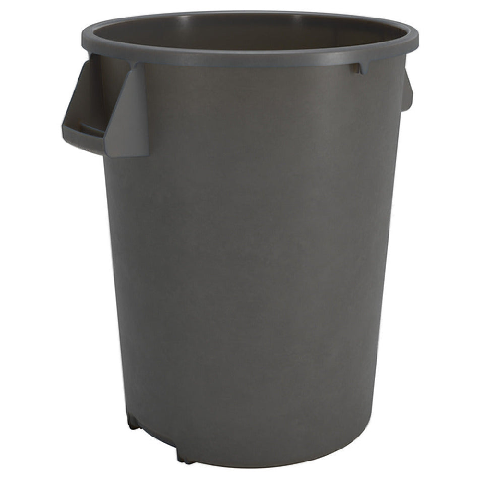 Carlisle 84102023 19-9/20 Inch Round Gray Trash Container Polyethylene 20 Gallon