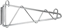 Winco VCB-18 Wall Mounting Brackets 18 Inch Chrome Plated with Screws