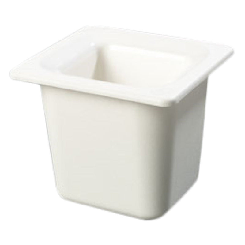 Carlisle CM110402 1/6 Size Coldmaster Food Pan Impact Resistant ABS Plastic White