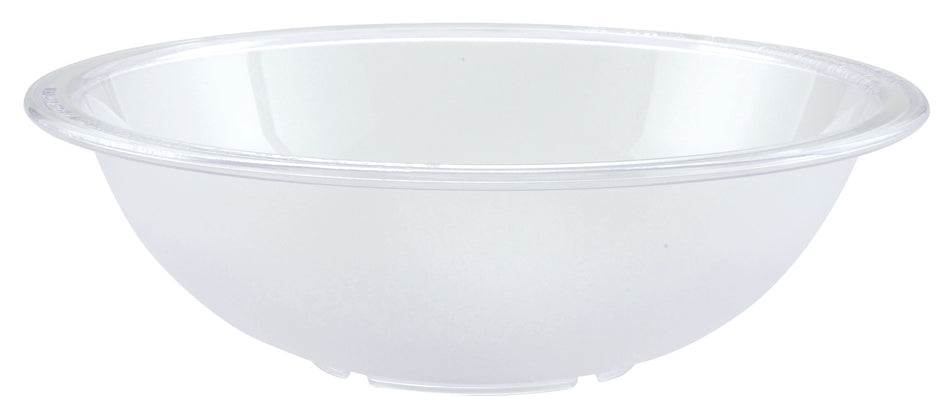 Winco PBB-12 12-3/4 Inch Diameter Pebbled Bowl Clear Polycarbonate