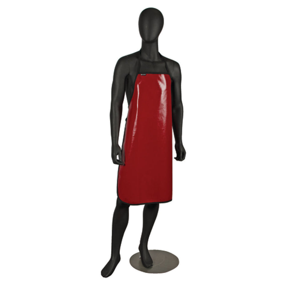 Carlisle EZKAPR 2074 Non-stick Coating Dishwashing Apron Poly-cotton Red