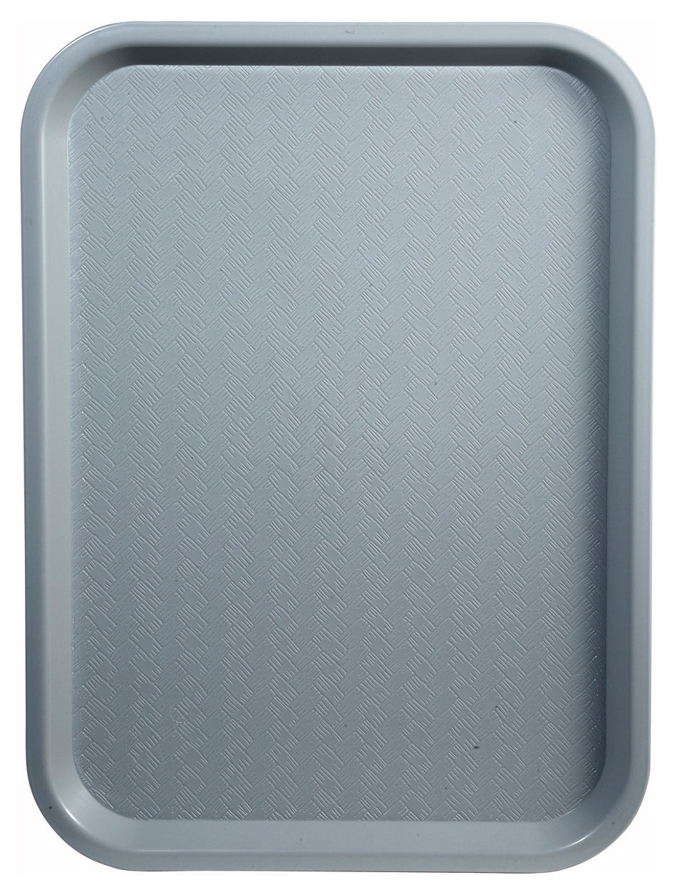Winco FFT-1418E 14 Inch BPA Free Polypropylene Fast Food Tray Gray