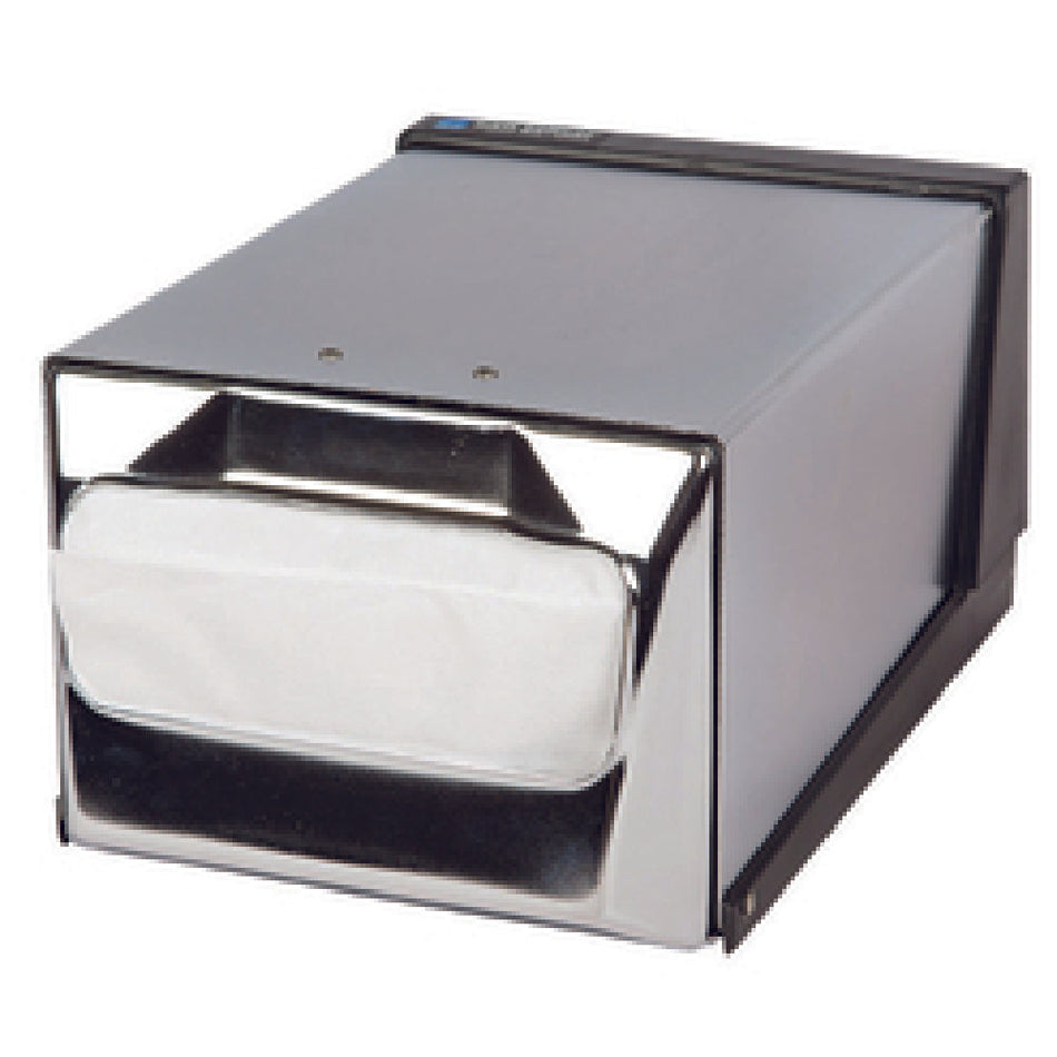 Carlisle H3001XC 11 Inch Paper Napkin Dispenser with Chrome Faceplate
