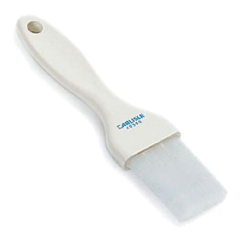 Carlisle 4039002 1-1/2 Inch Pastry Brush Nylon Epoxy-Set Soft Plastic White