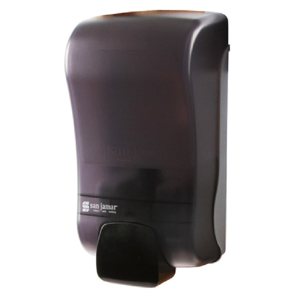 Carlisle S1300TBK 5 Inch Hand Soap and Sanitizer Dispenser Black Pearl Plastic