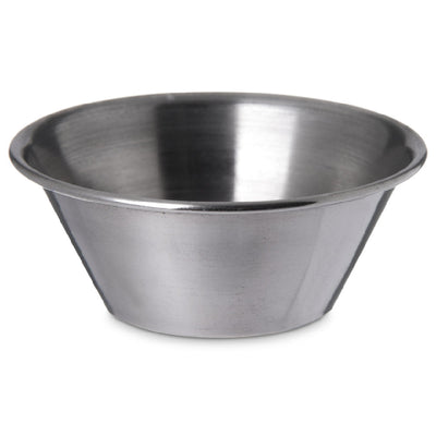Carlisle 602400 1-1/2 Oz Metal Ramekin with Rust Stain Resistant Stainless Steel
