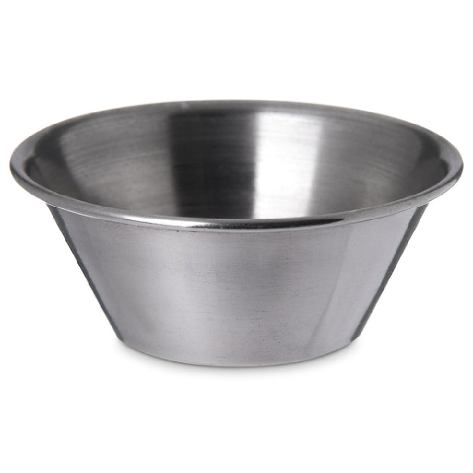 Carlisle 602400 1-1/2 Oz Metal Ramekin with Rust Stain Resistant Stainless Steel
