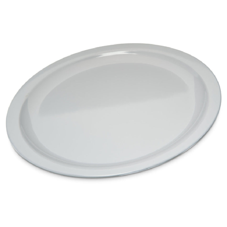 Carlisle KL11602 10 Inch Diameter Narrow Rim Dinner Plate Melamine White