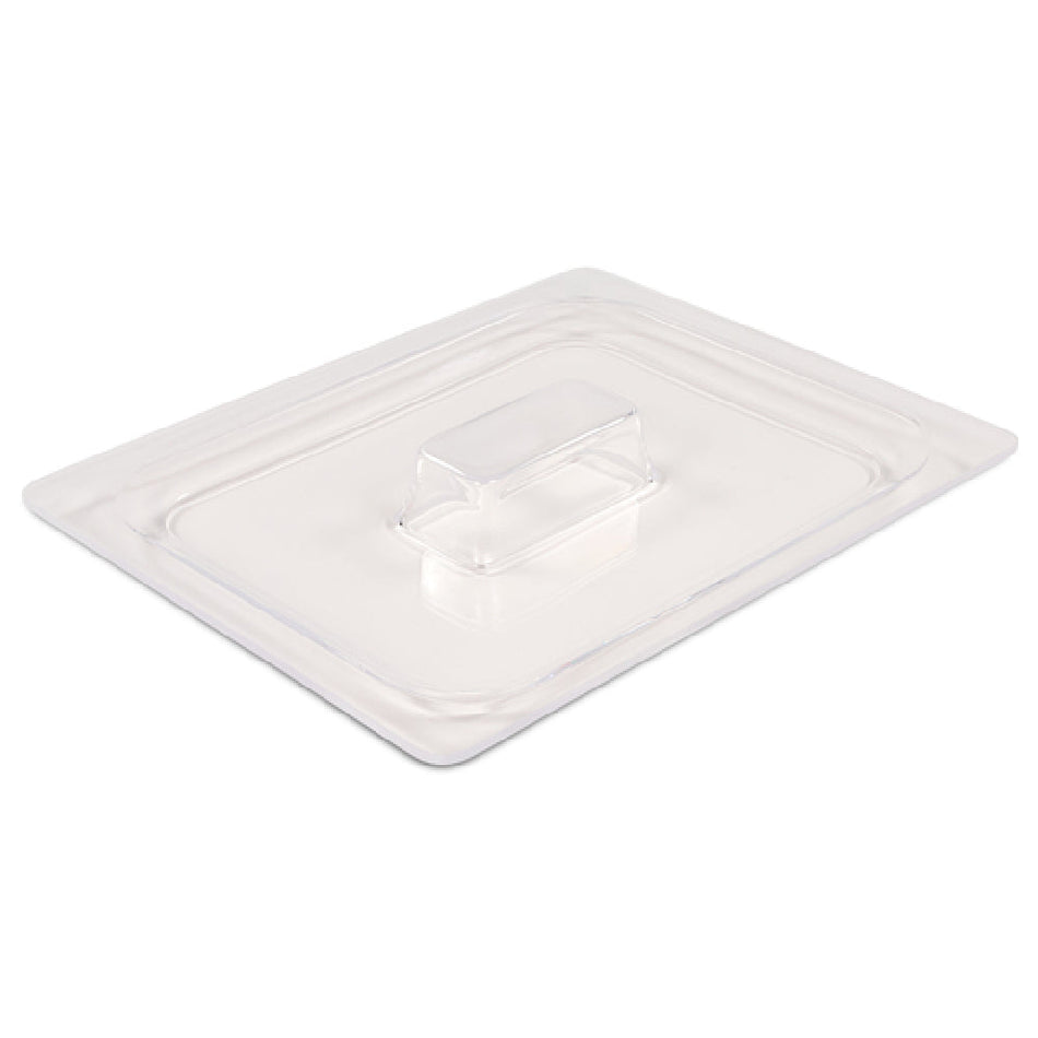 Carlisle CM112607 12 Inch Molded-in Handle Food Pan Cover Clear Acrylic