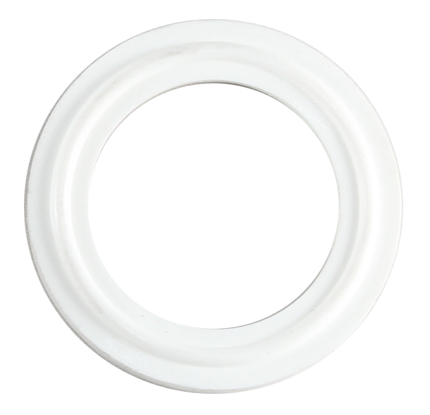 1" Clamp Gasket Flanged Silicone - White (40MPFX)  - Sillicone - Wayland Industries - 40MPFX-1