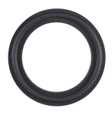 1.5" Clamp Gasket PTFE Tuf-Flex - Gray - No Dot (40MPGR-TF)  - PTFE / EPDM - Wayland Industries - 40MPGR-TF-150E