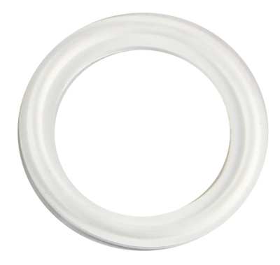 3" Clamp Gasket FKM VITON - White - White / Yellow Dot (40MPSFYW)  - FKM - Wayland Industries - 40MPSFYW-3