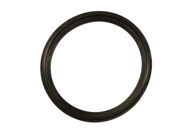 5" Clamp Gasket FKM VITON - Black - White / Yellow Dot (40MPSFY)  - FKM - Wayland Industries - 40MPSFY-5
