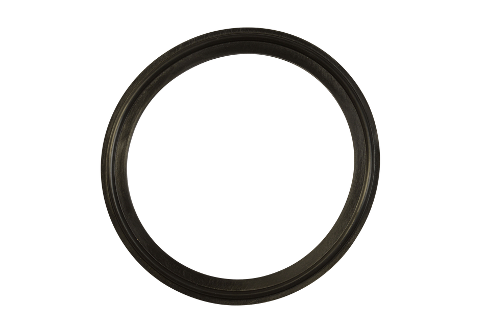 3" Clamp Gasket FKM VITON - Black - White / Yellow Dot (40MPSFY)  - FKM - Wayland Industries - 40MPSFY-3