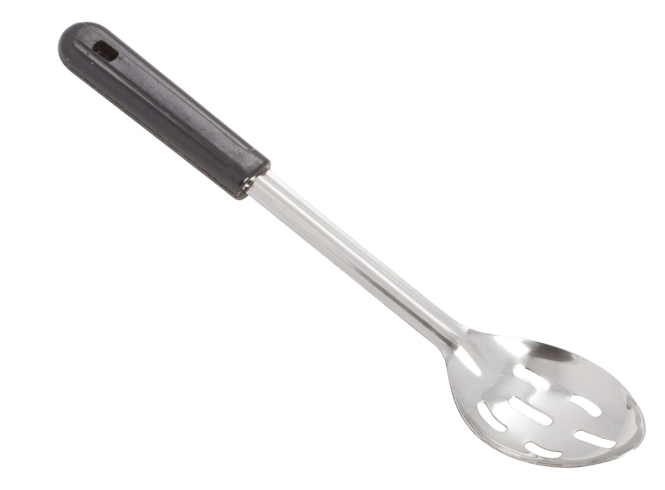 Winco BSSB-13 13 Inch Slotted Basting Spoon Black Bakelite Handle Stainless Steel