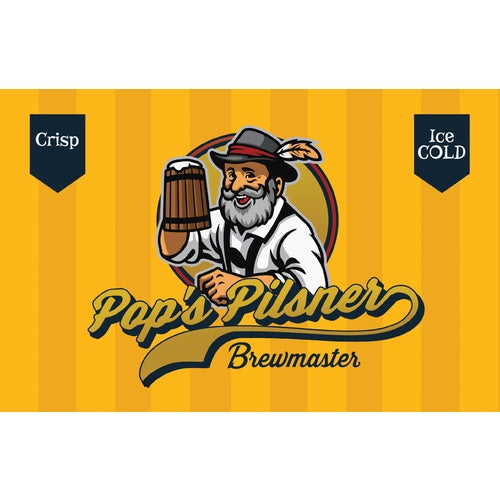 Pops Pils 5 Gallon Hombrew Extract Brewing Kit