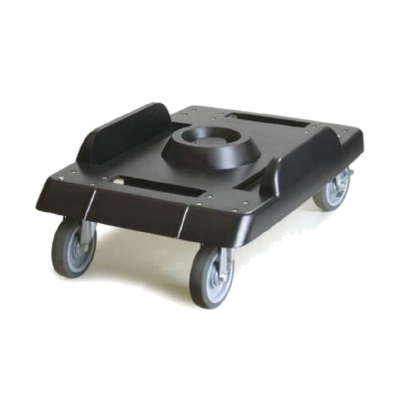 Carlisle IT41003 14.5 lb Plastic Black Cateraide IT Dolly with Casters