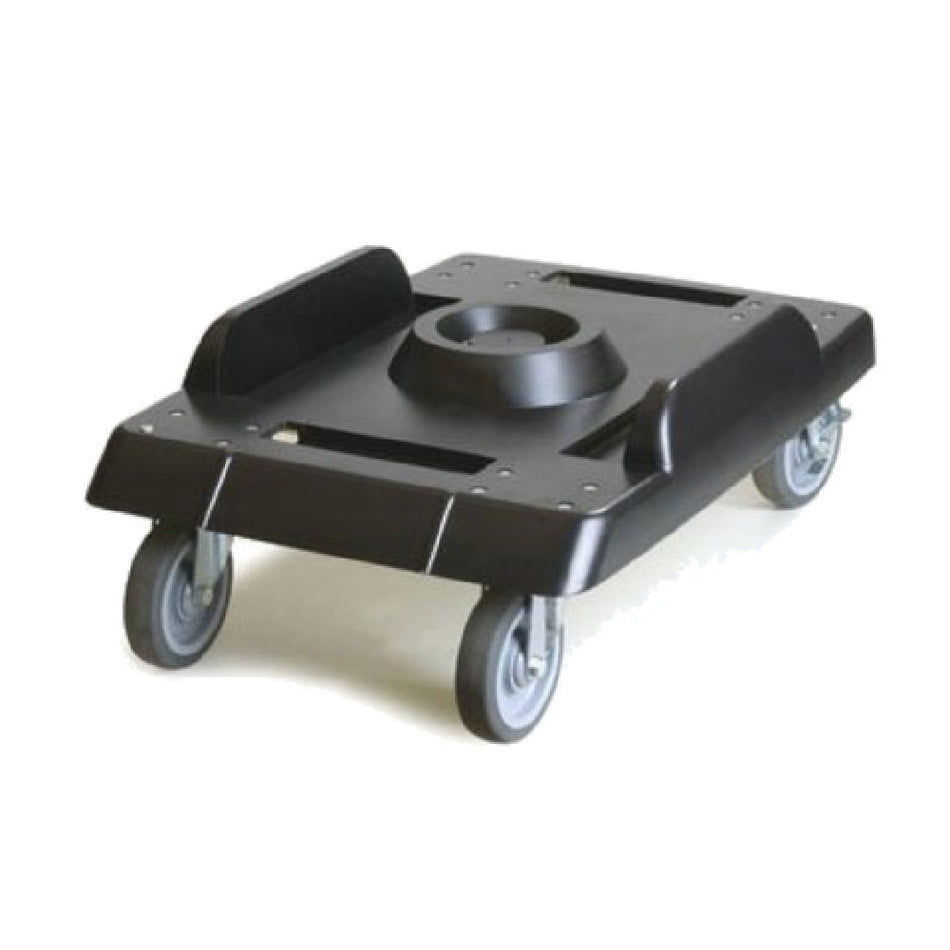 Carlisle IT41003 14.5 lb Plastic Black Cateraide IT Dolly with Casters