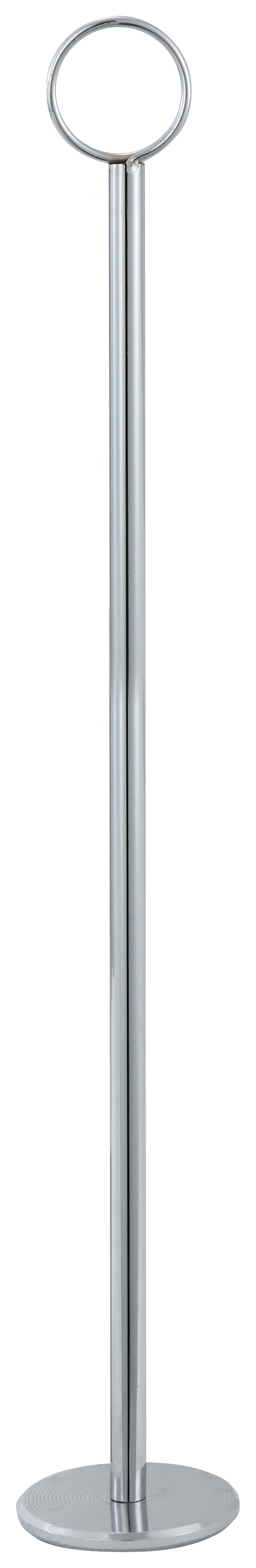 Winco TBH-15 15 Inch Chrome Plated Steel Table Number Holder with Mirror Finish