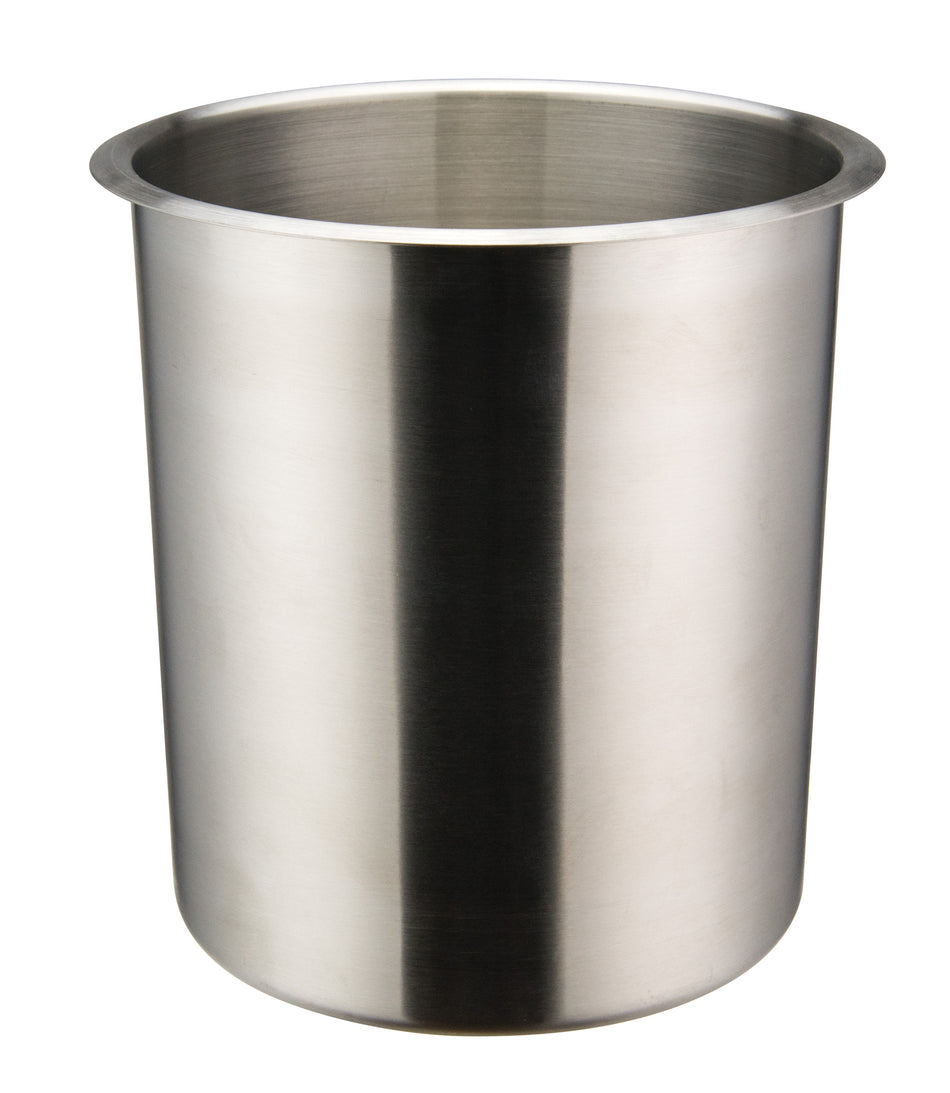 Winco BAMN-4.25 4-1/4 Quart Bain Marie Round Stainless Steel Satin Finish