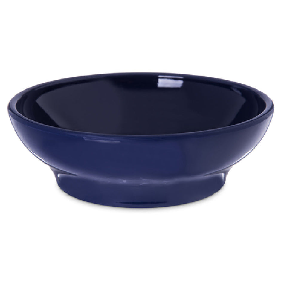 Carlisle 4312560 5 Oz Salsa Dish Round Dishwasher Safe Stain Resistant Blue SAN