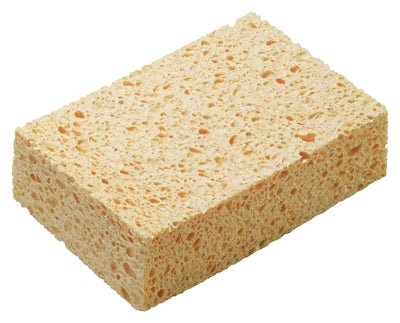 Winco SP-C64Y 6 Inch Biodegradable Sponge Pack of 3 Cellulose Cleaning Tool