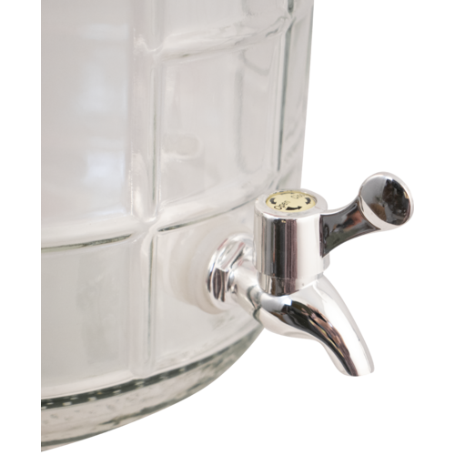 2.3 Gallon Wide Mouth Glass Carboy w/ Spigot, Carrier, Airlock, Lid - 9 L