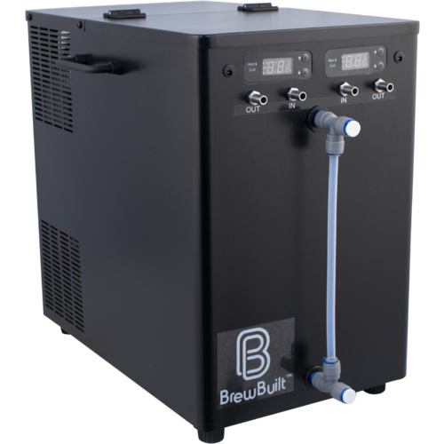 BrewBuilt IceMaster Max 2 | Glycol Chiller | 2 Built In Temperature Controllers & Pumps | 1700btu | 110V | 4.5 Gal. Tank