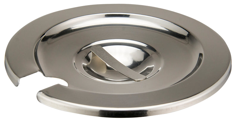 Winco INSC-4 4 Quarts Inset Cover No Hinge Heavy Weight Stainless Steel Mirror Finish