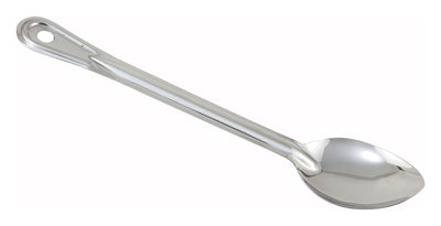 Winco BSOT-13 13 Inch Solid Basting Spoon Stainless Steel with Non-insulated Handle