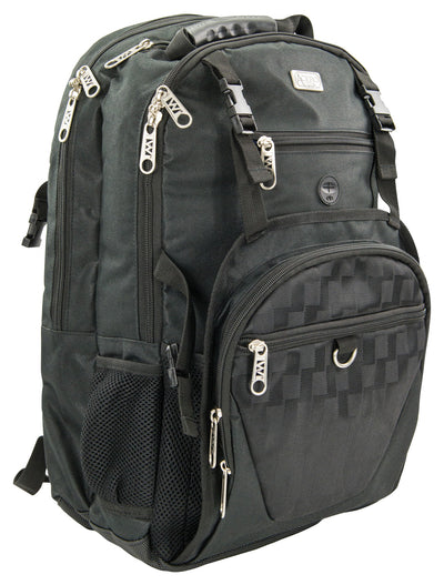 Winco KBP-1 Backpack Polyester Black Padded Laptop Sleeve with Airflow System