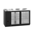 Hoshizaki BB59-G 59.5" 2-Door Commercial Back Bar Cooler, BB Series, 115V
