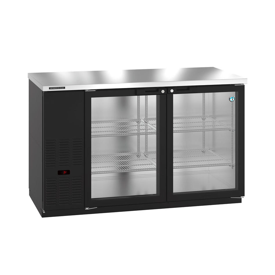 Hoshizaki BB59-G 59.5" 2-Door Commercial Back Bar Cooler, BB Series, 115V