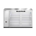 Hoshizaki BB59-G-S 59.5" 2-Door Commercial Back Bar Cooler, BB Series, 115V