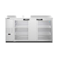 Hoshizaki BB69-G-S 69.5" 2-Door Commercial Back Bar Cooler, BB Series, 115V