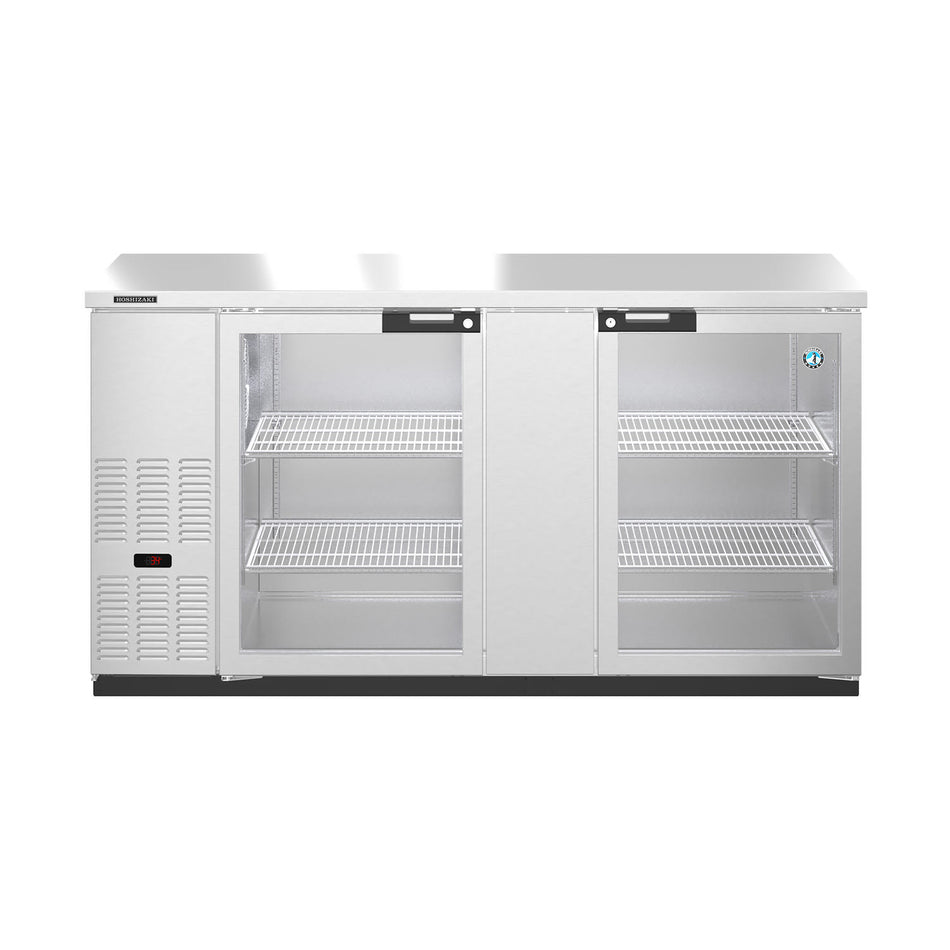 Hoshizaki BB69-G-S 69.5" 2-Door Commercial Back Bar Cooler, BB Series, 115V
