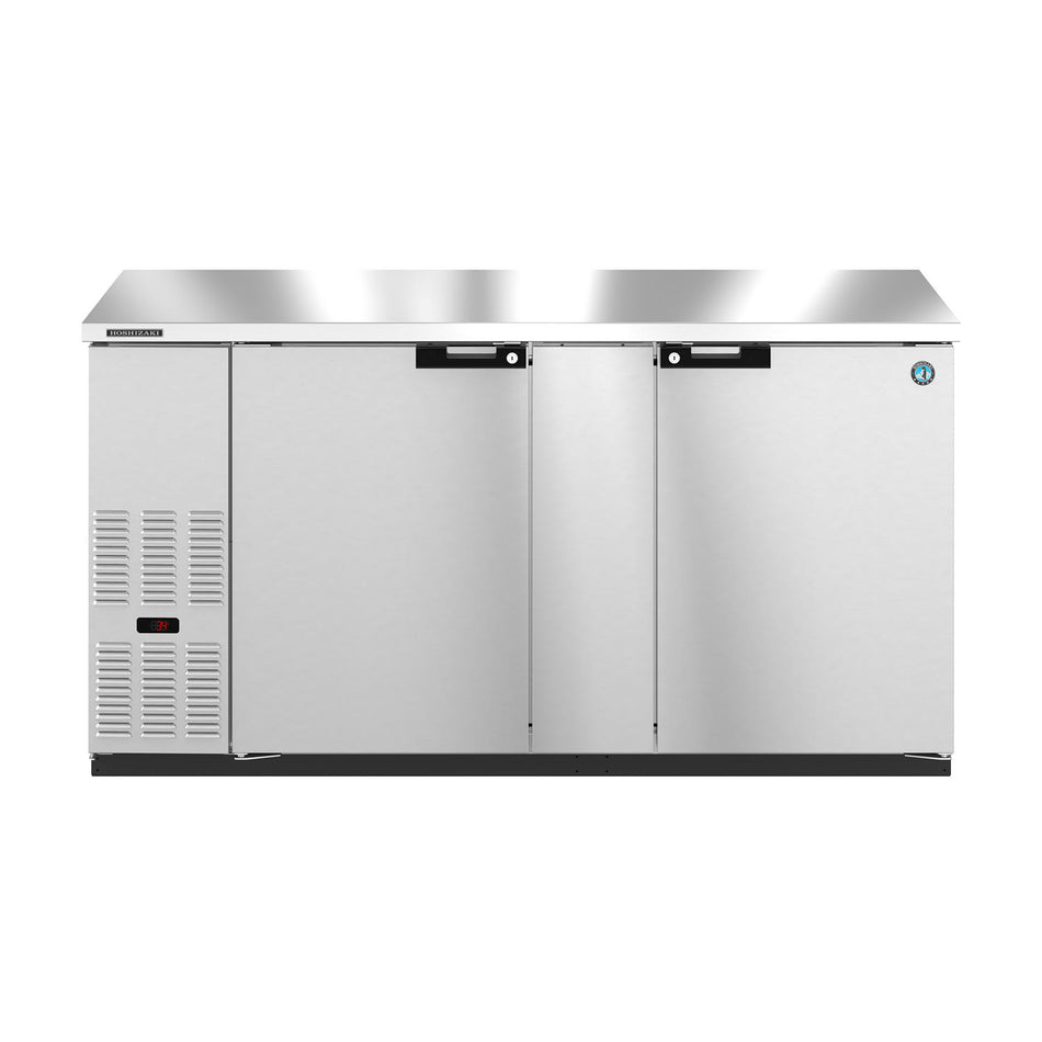 Hoshizaki BB69-S 69.5" 2-Door Commercial Back Bar Cooler, BB Series, 115V